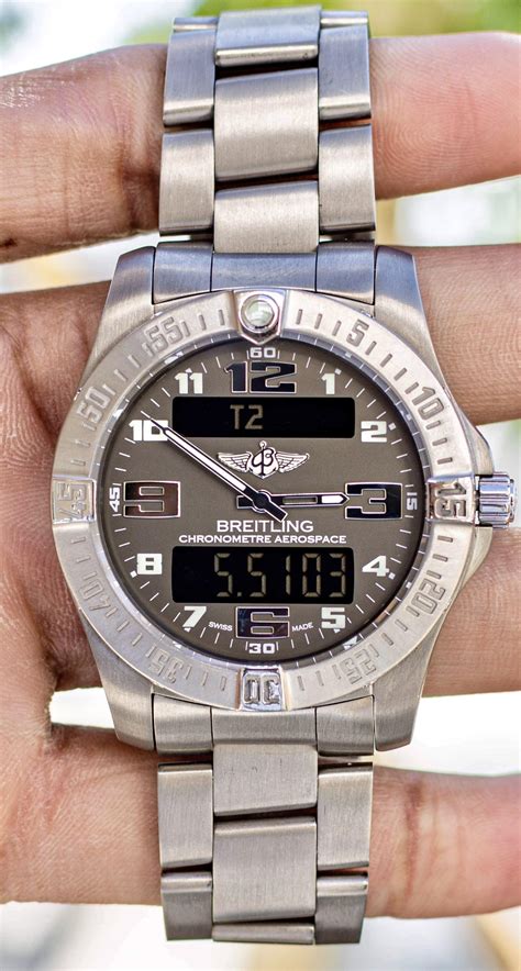 breitling areospace 24 hour hands|Breitling aerospace service.